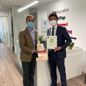 Sello ECO Friendly oficinas de Bilbao Michael Page